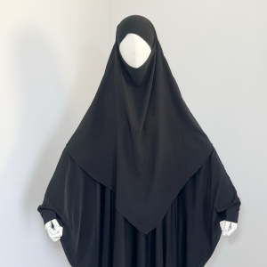 Khimar jazz 1 voile - Noir