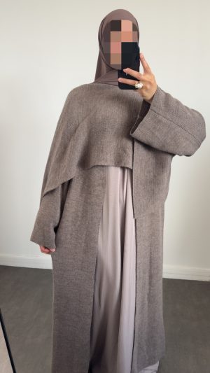 Gilet Naïla avec écharpe intégrée