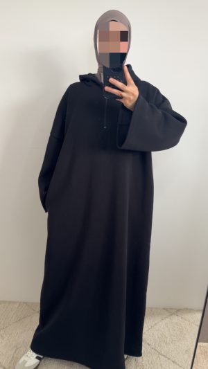 Abaya sweat molletoné