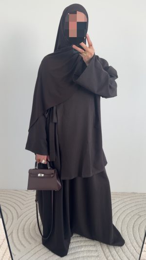 Ensemble jupe Sarah - Marron