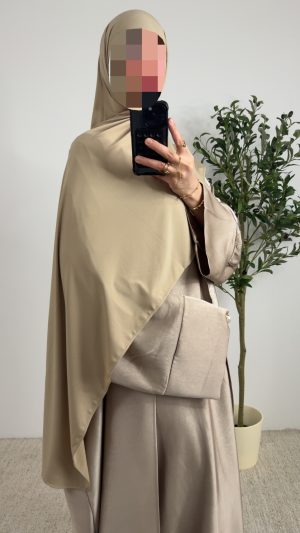 Jersey prémium luxe - Beige nude