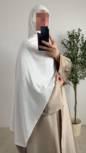 Jersey prémium luxe - Blanc cassé