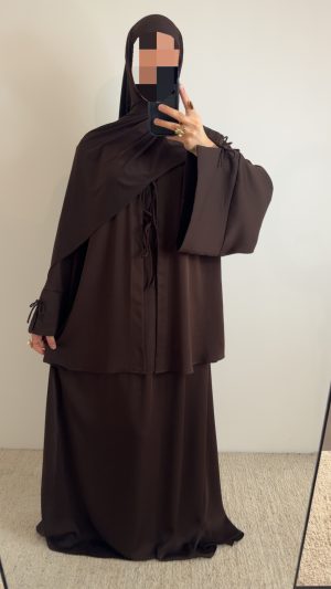 Ensemble jupe Zaynab - Marron