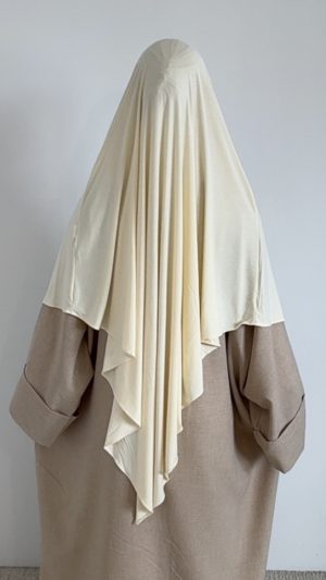 Khimar en bamboo - Jaune pastel