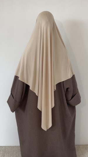 Khimar en bamboo - Beige