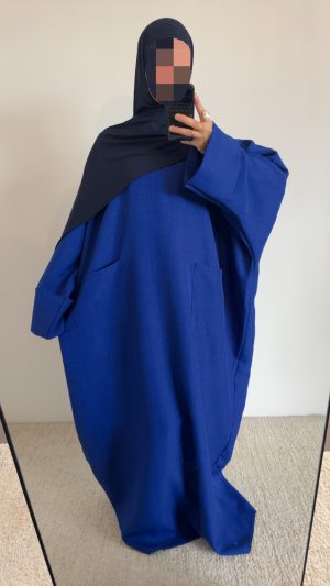Abaya Louisa tall - Bleu roi