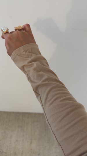 Manches coton - Beige