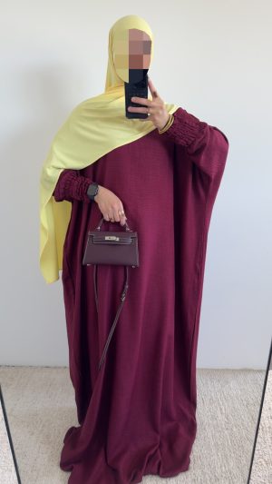 Abaya Souk tall - Bordeau