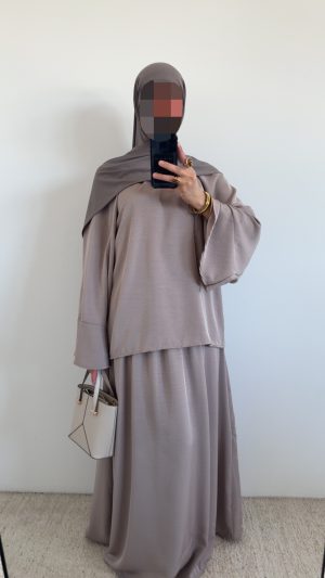 Ensemble jupe Lea - Taupe