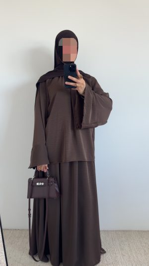 Ensemble jupe Lea - Choco