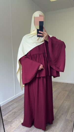 Ensemble jupe Elora - Bordeau
