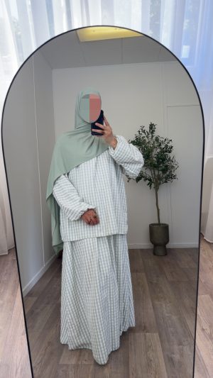 Ensemble jupe Caro - Tilleul