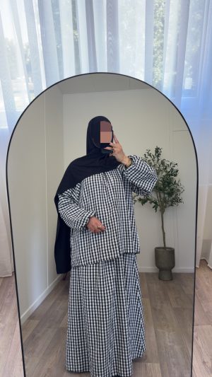 Ensemble jupe Caro - Noir
