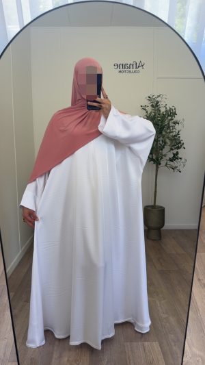Abaya Seyna - Blanc