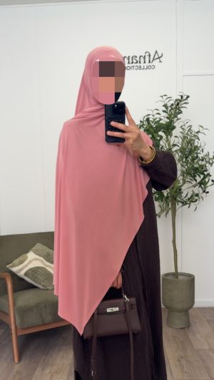 Jersey prémium luxe - Rose blush