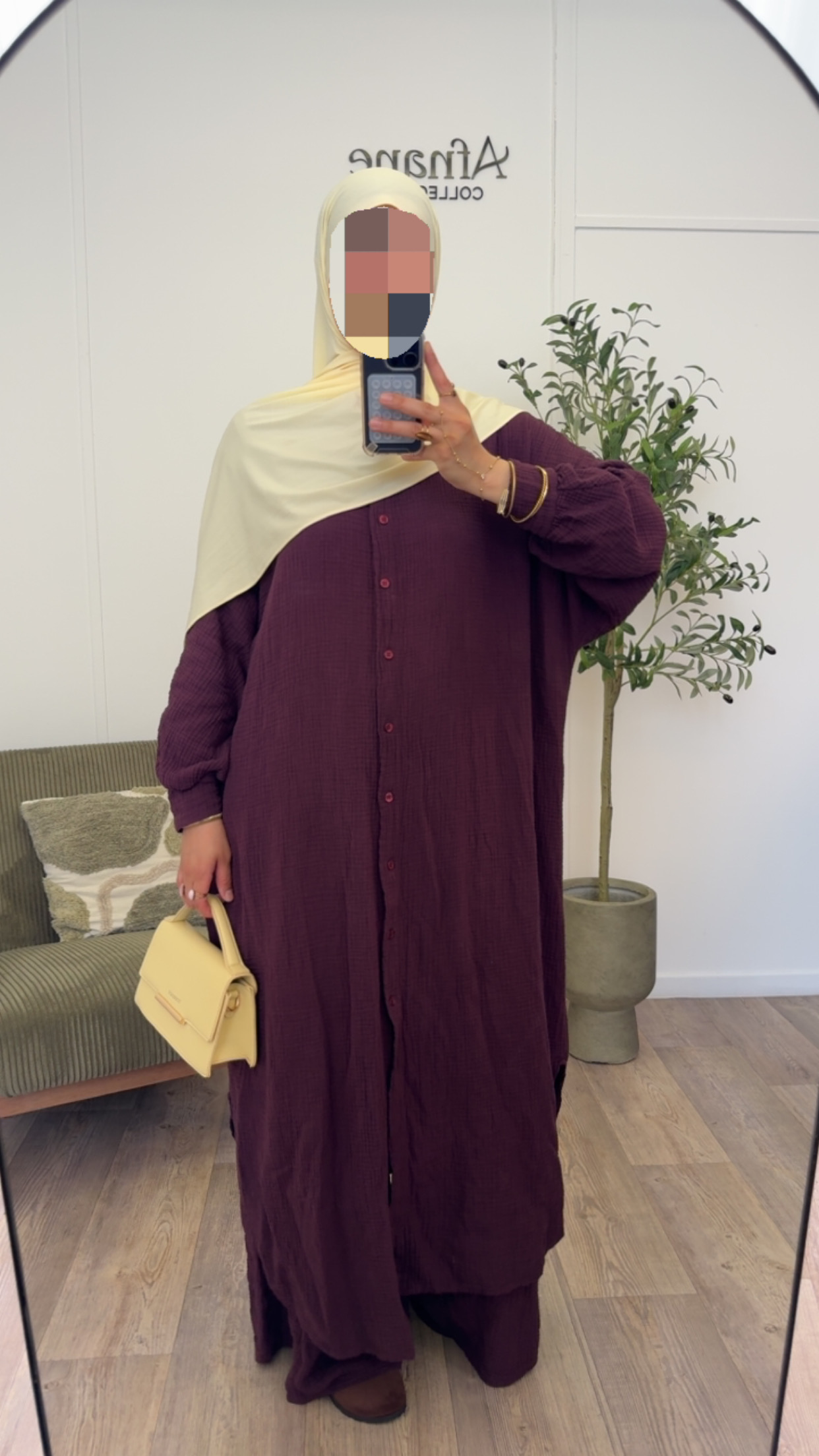 Ensemble pantalon gaz de coton – Image 14