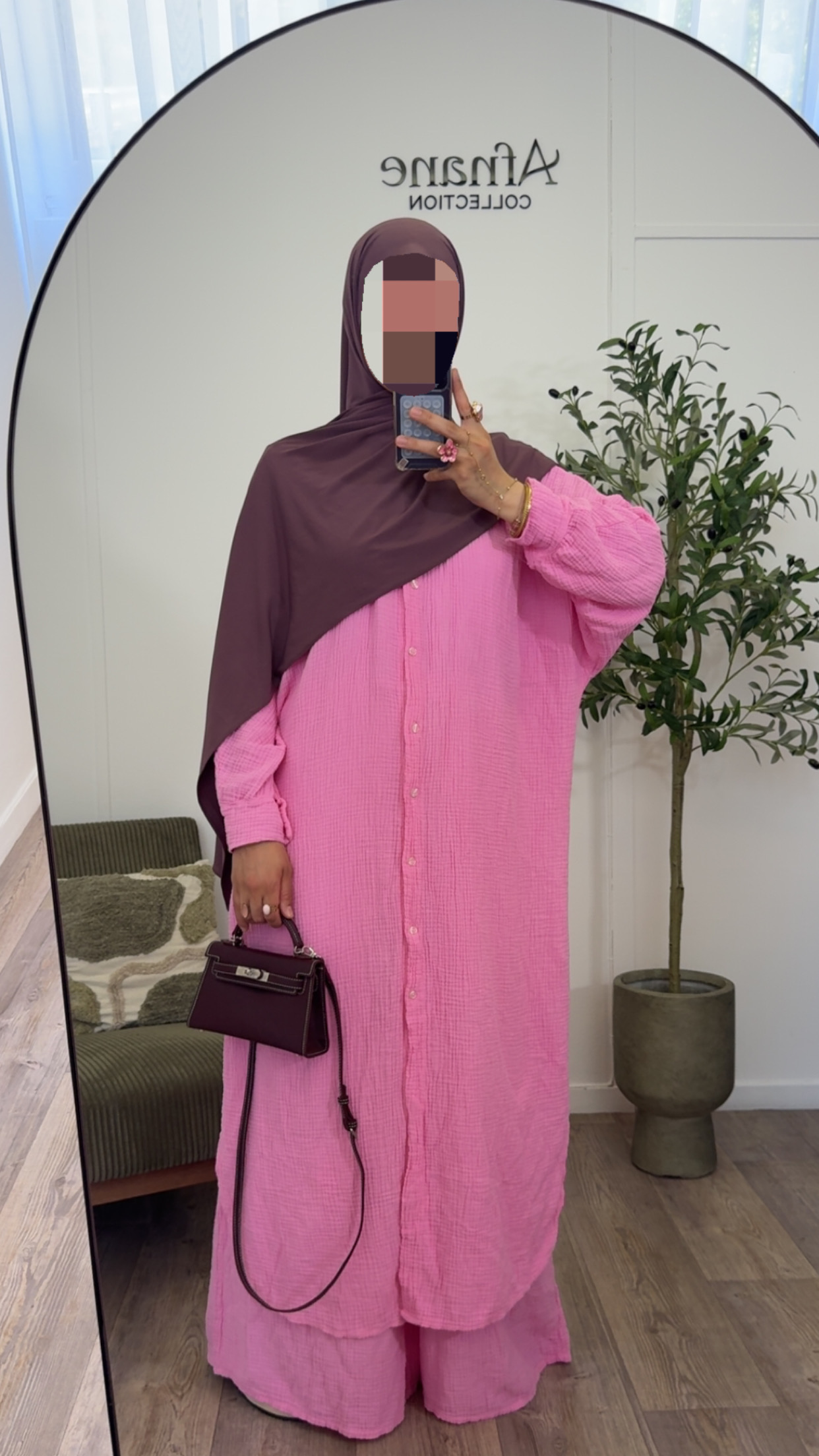 Ensemble pantalon gaz de coton – Image 15