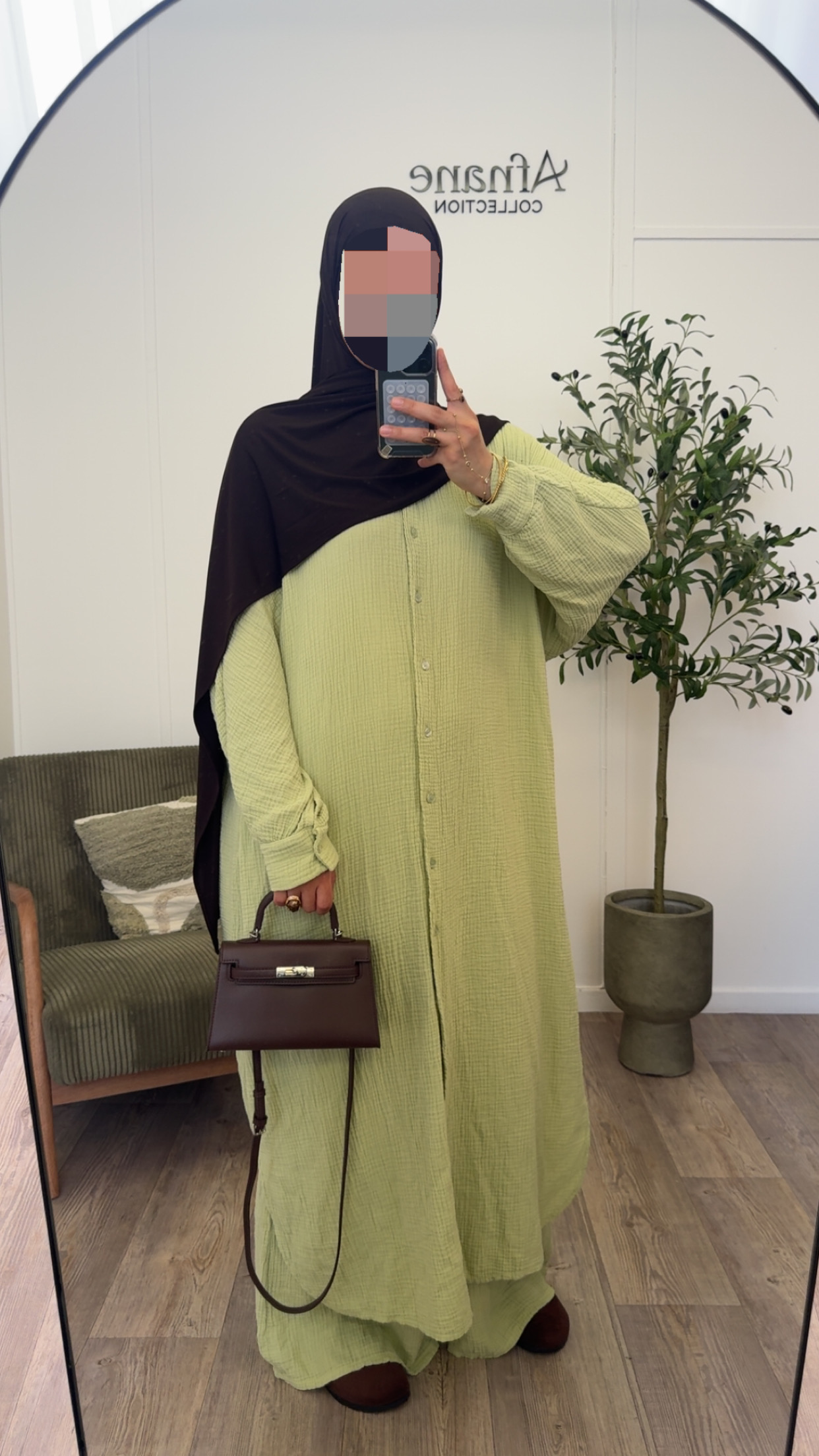 Ensemble pantalon gaz de coton – Image 10