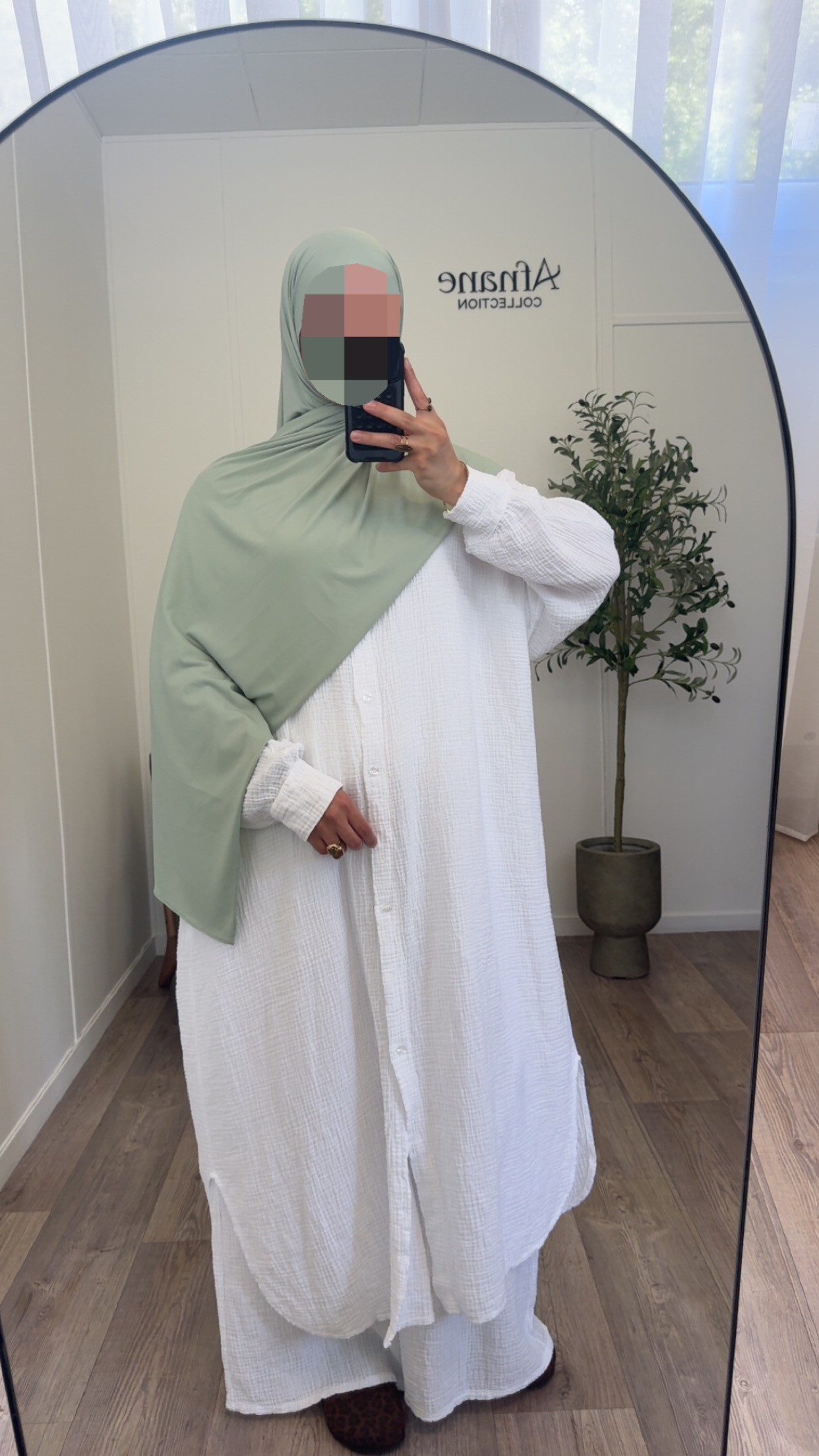Ensemble pantalon gaz de coton – Image 5