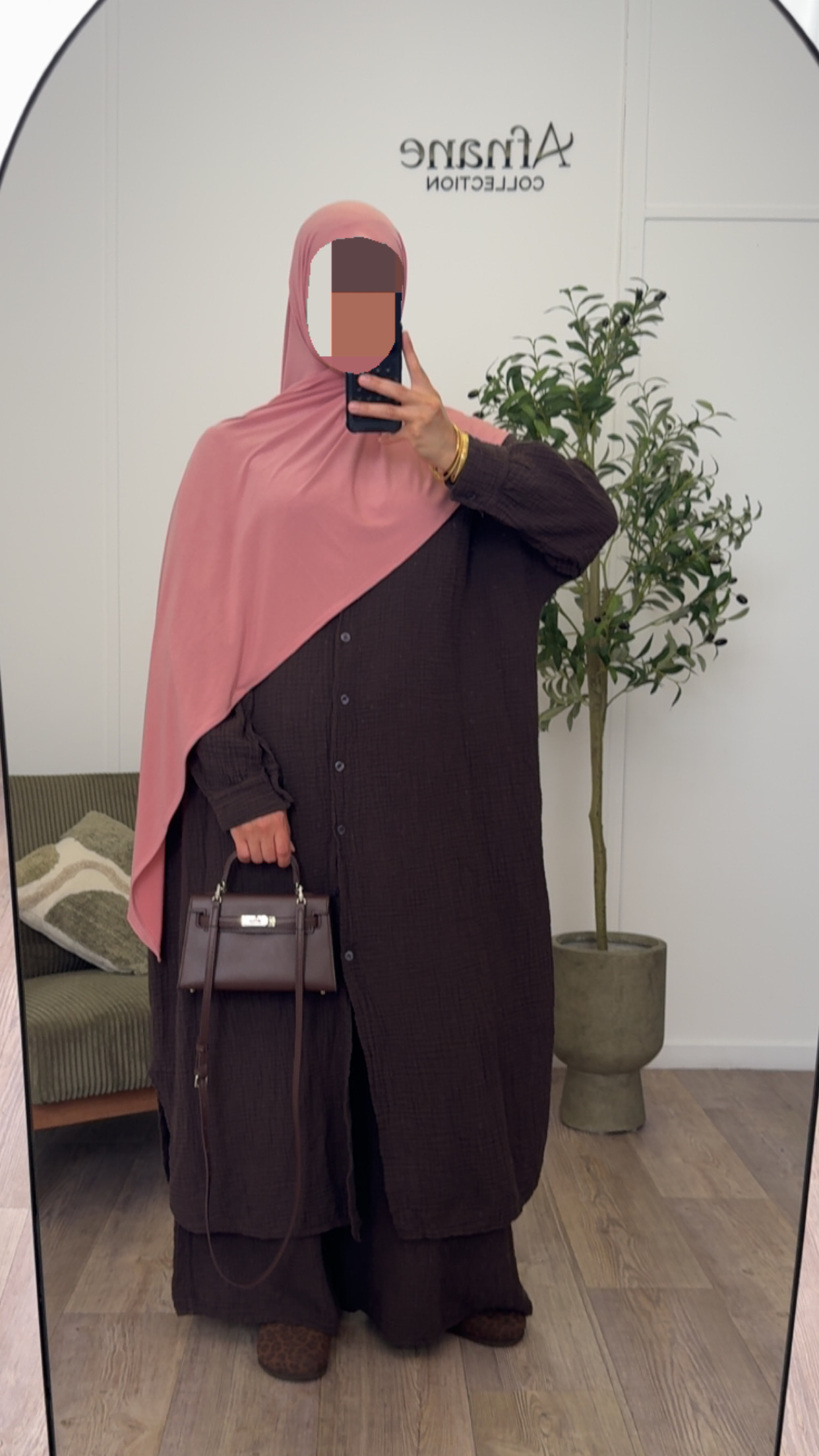 Ensemble pantalon gaz de coton – Image 7