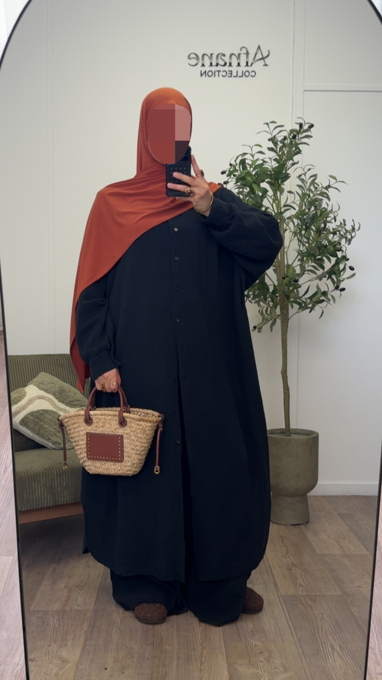 Ensemble pantalon gaz de coton – Image 8