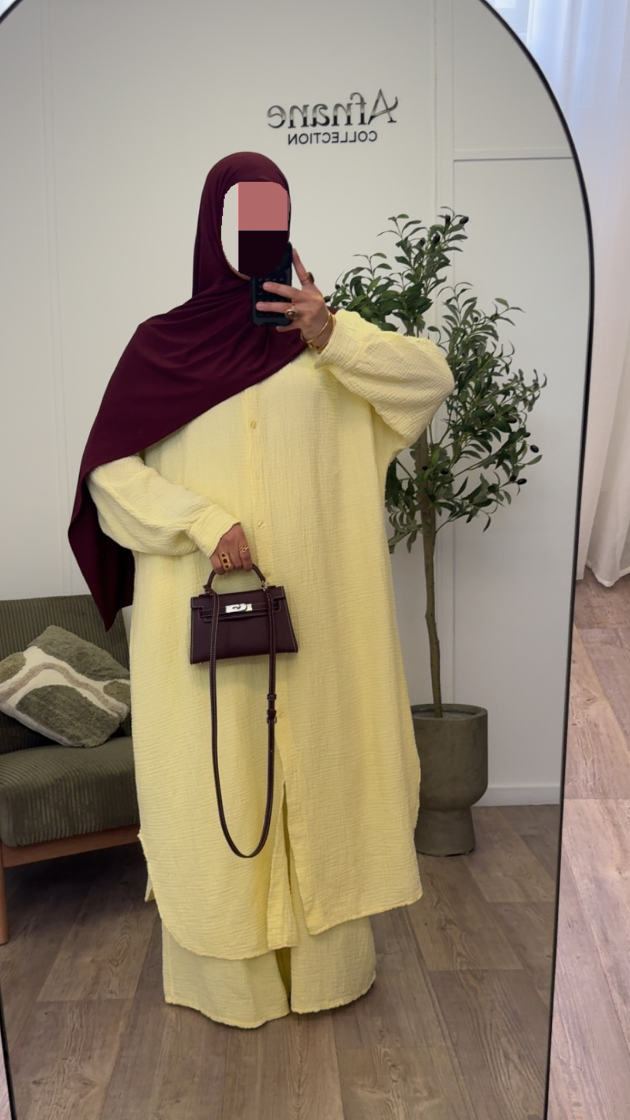 Ensemble pantalon gaz de coton – Image 9