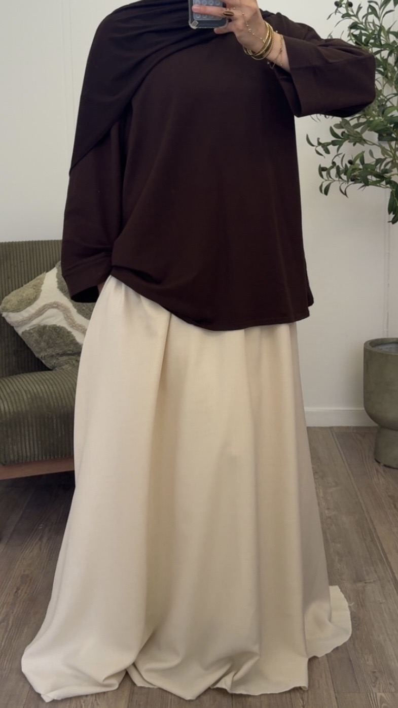 Jupe tall effet lin – Image 6