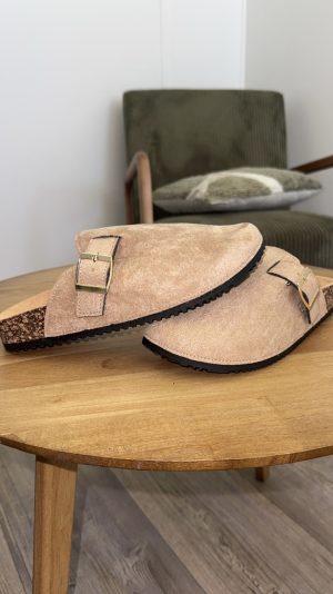 Mules taupe