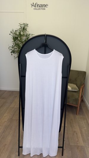 Robe sans manches viscose